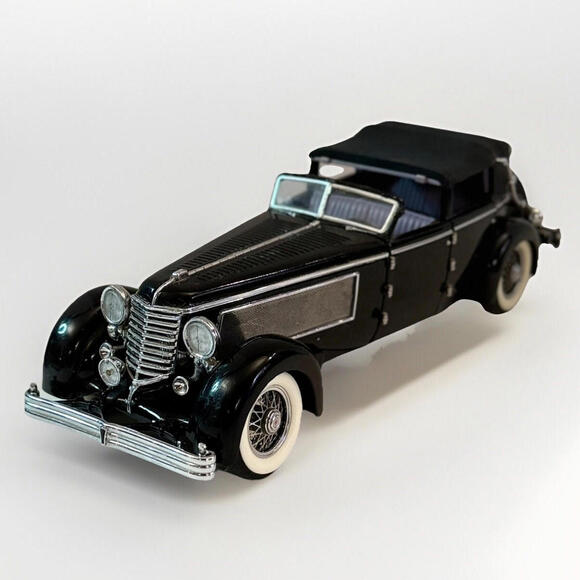 Franklin Mint 1940 Duesenberg SJ Convertible Town Car Diecast 1:24 Scale